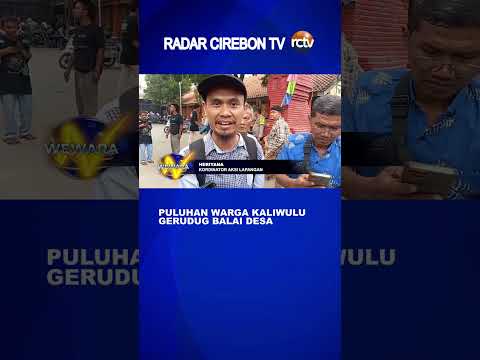 Puluhan Warga Kaliwulu Gerudug Balai Desa