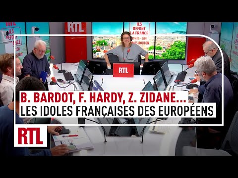 B. Bardot, F. Hardy, Z. Zidane... Quelles sont les idoles françaises des Européens ?