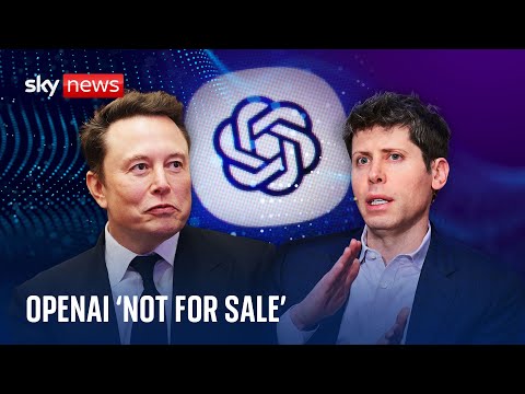 OpenAI co-founder tells Sky News his platform is 'not for sale'