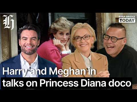 'Cut off from the royal teet': Harry and Meghan in talks on Princess Diana doco | Ryan Bridge TODAY
