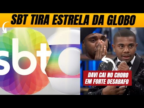 Bomba: Davi não aguenta em forte desabafo, chora e DESISTE + SBT tira estrela da Globo