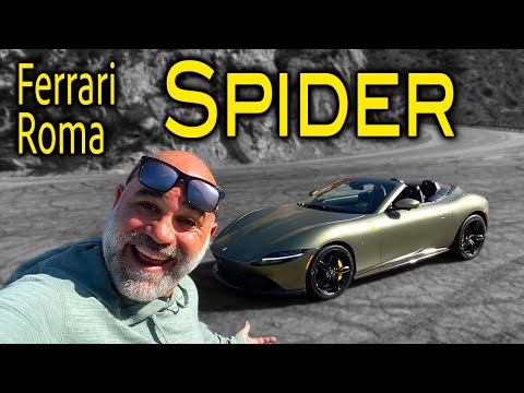 Ferrari Roma Spider Review: Power, Performance, and Comparisons