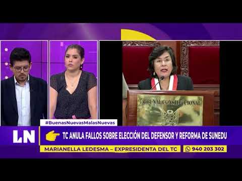 Entrevista a Marianella Ledesma, expresidenta del Tribunal Constitucional