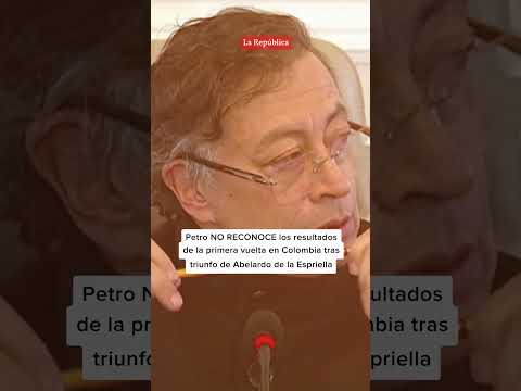 Petro NO RECONOCE los RESULTADOS de la PRIMERA VUELTA en COLOMBIA | #LR