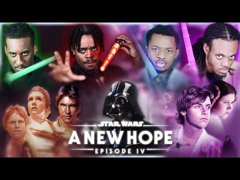 OUR FIRST TIME WATCHING STAR WARS EPISODE IV "A NEW HOPE" GROUP REACTION