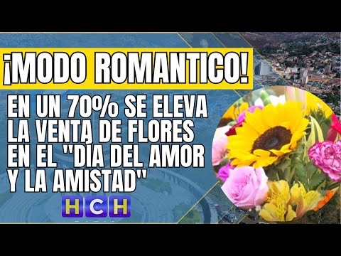 ¡Comercio romántico! En un 70% se eleva la venta de flores en el Día del Amor y la Amistad