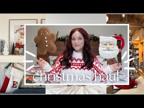 CHRISTMAS 2024 HOLIDAY HAUL | amazon. target. anthropologie & more.