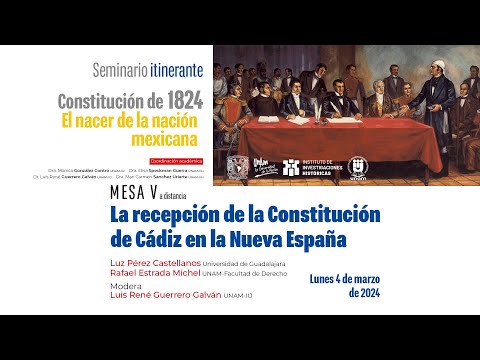 Seminario Itinerante Constitución de 1824. El nacer de la nación mexicana