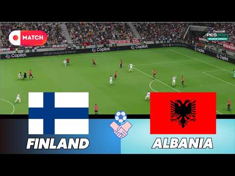 ALBANIA vs FINLAND | Nations League 2026 Simulation | eFootball PES 21 Realistic Gameplay