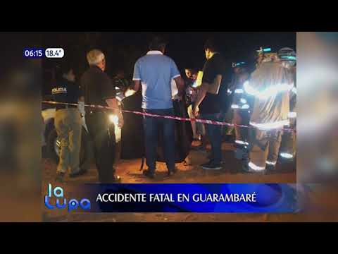 Accidente fatal en Guarambaré