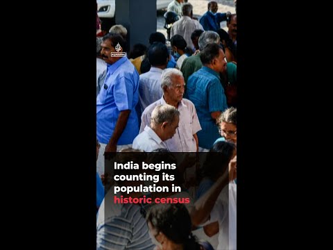 India begins counting its population in historic census | #ajshorts