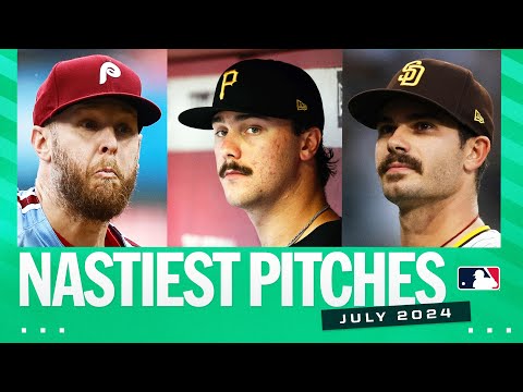 The nastiest pitches of July 2024! (Feat. Zack Wheeler, Blake Snell, Dylan Cease AND MORE!)