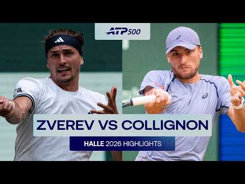 Alexander Zverev vs. Raphael Collignon Highlights | Halle 2026 Quarter-Final