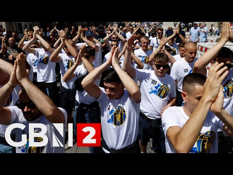 WATCH NOW: PSG and Inter Milan fans gather in Munich ahead of Champions League Final