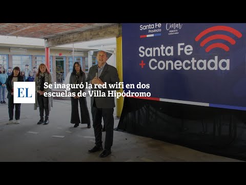 SE INAUGURÓ LA RED WIFI EN DOS ESCUELAS DE VILLA HIPÓDROMO