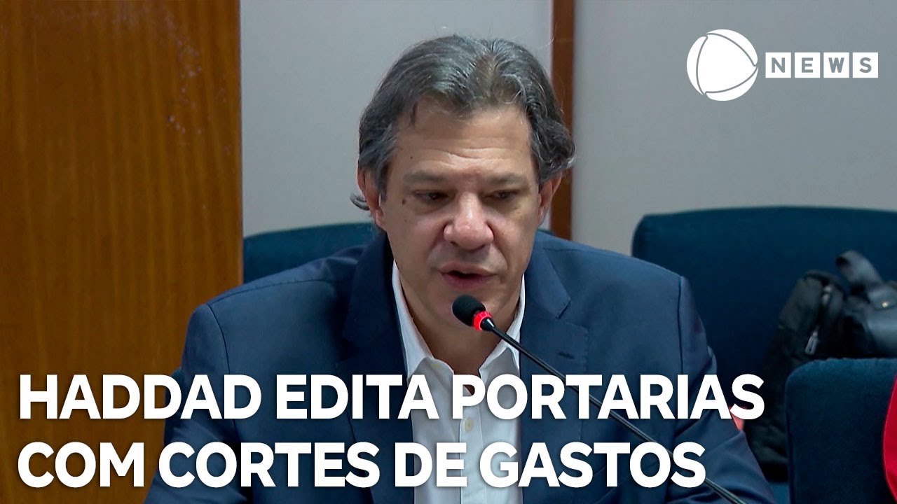 Haddad edita portarias com cortes de gastos do Ministério da Fazenda