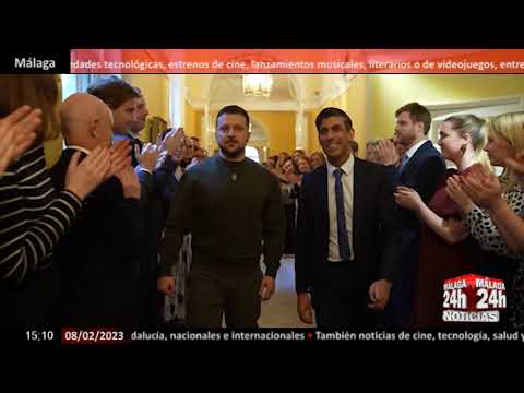 Noticia - Zelensky visita el 10 de Downing Street de Londres