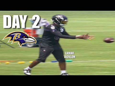 Baltimore Ravens SICK Mandatory Minicamp DAY 2 HIGHLIGHTS: Lamar Jackson Leading The CHARGE! + MORE!
