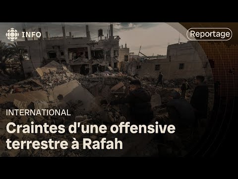 À Rafah, la crainte d’une offensive terrestre