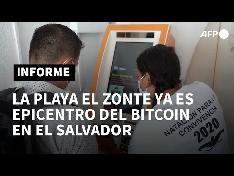 Comunidad playera, epicentro del bitcoin en El Salvador | AFP