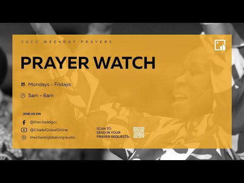 Join us for Friday morning prayers!!! w/ Elder Wale Laseinde