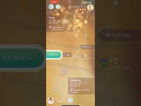 ホビーの動画サムネイル - ✨INSANE XXS SHINY GIMMIGHOUL Lucky Trade in Pokemon Go!✨ #shorts #pokemon