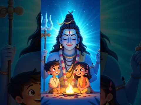 🚩Om Namah Shivay Story | Bhole Baba Pooja | Devotional Cartoon l #shorts #viral