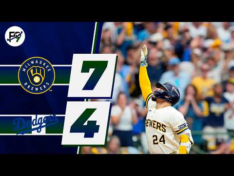 ⚾ <strong>MILWAUKEE</strong> <strong>BREWERS</strong> VENCE 7-4 A LOS ANGELES DODGERS POR MLB 🏆