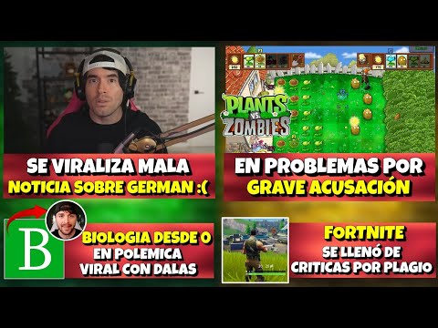 SE VIRALIZA MALA NOTICIA SOBRE GERMAN :( | PVZ EN GRAVES PROBLEMAS | BIOLOGIA DESDE CERO vs DALAS