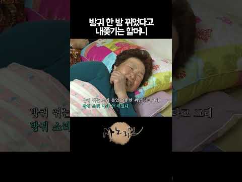 방귀 한 방에 발로 차인 할머니