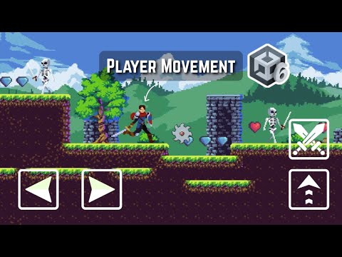 How to Make Player Movement in a 2D Game - Unity Beginner tutorial