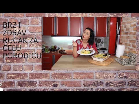 BRZ I ZDRAV RUCAK ZA CELU PORODICU   - ZAPECENA TESTENINA SA BROKOLIJEM, PILETINOM I KACKAVALJEM
