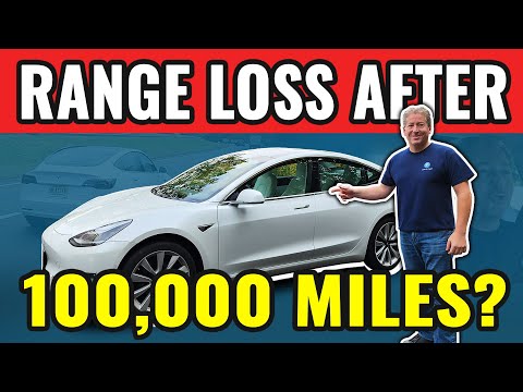 How Much Range Does A Tesla Lose After 100,000 miles?