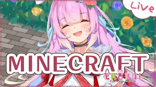 【MINECRAFT】お家は完成するのか？ - ねむろあ鯖 - 【 花凪宮かのん - Kanon Hanamiya - 】【VTuber 】