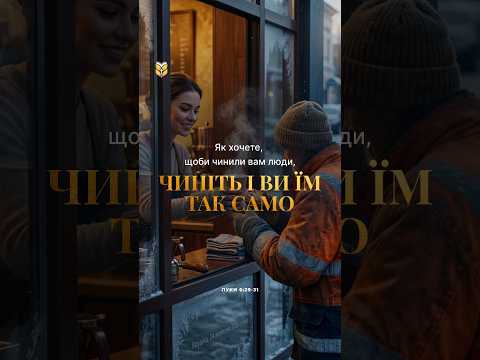 Луки 6:29-31 #біблія #biblevision