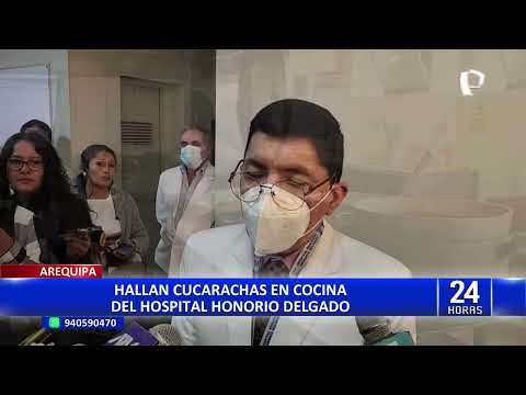 AREQUIPA: HALLAN CUCARACHAS EN COCINA DEL HOSPITAL HONORIO DELGADO