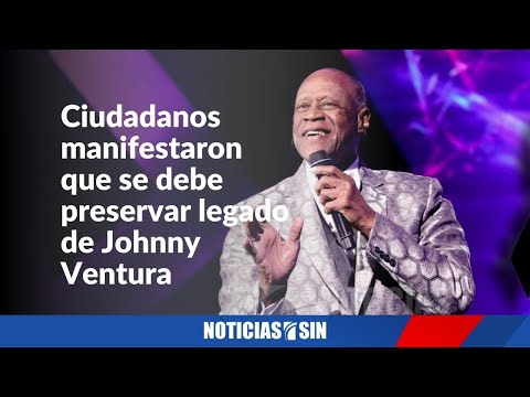 Sectores populares lamentan muerte de Johnny Ventura