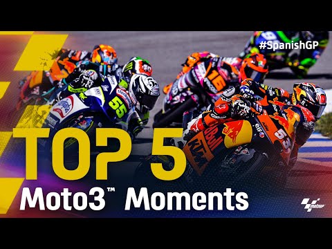 Top 5 Moto3? Moments | 2021 #SpanishGP