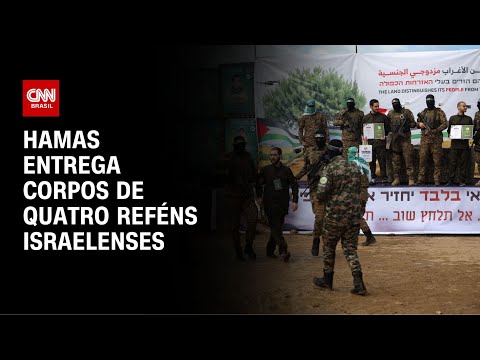 ​Hamas entrega corpos de quatro reféns israelenses | CNN NOVO DIA