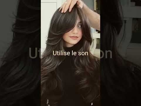 cheveux bouclés lisse...