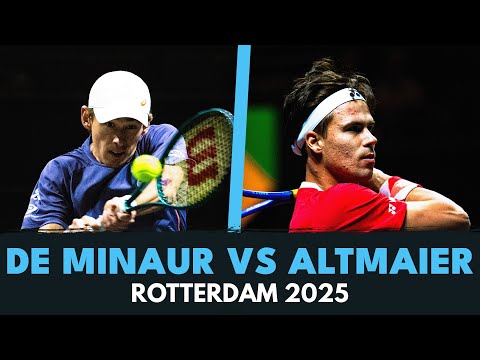 Alex De Minaur vs Daniel Altmaier Match Highlights | Rotterdam 2025