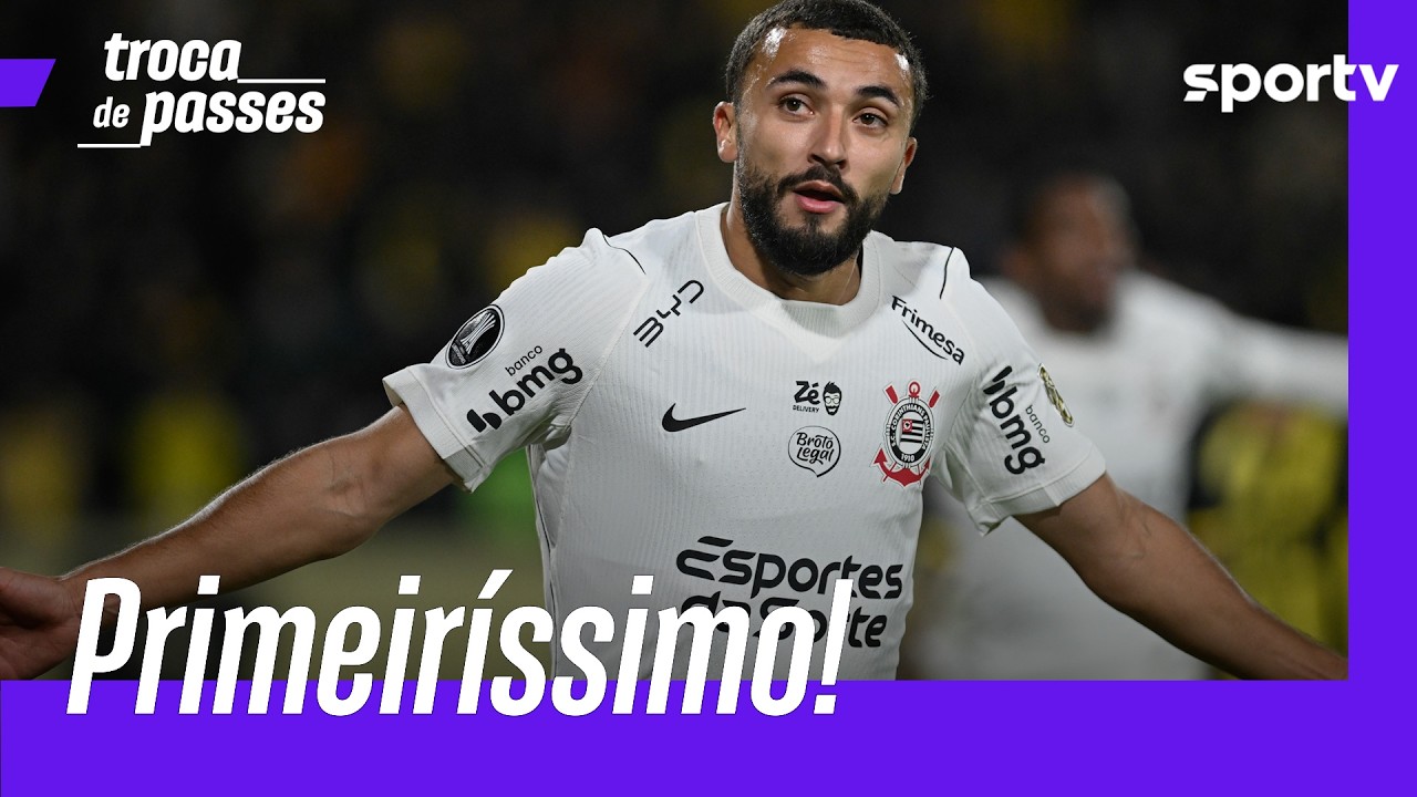 CORINTHIANS EMPATA COM O PEÑAROL NO URUGUAI E GARANTE LIDERANÇA DO GRUPO | TROCA DE PASSES | sportv