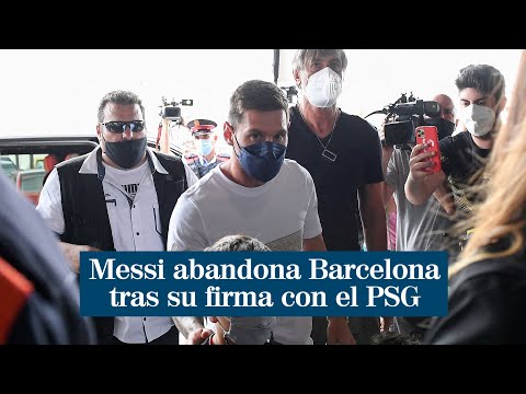 Leo Messi abandona Barcelona tras su firma con el PSG