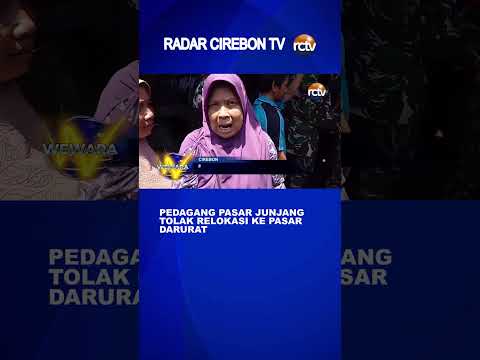 Pedagang Pasar Junjang Tolak Relokasi ke Pasar Darurat