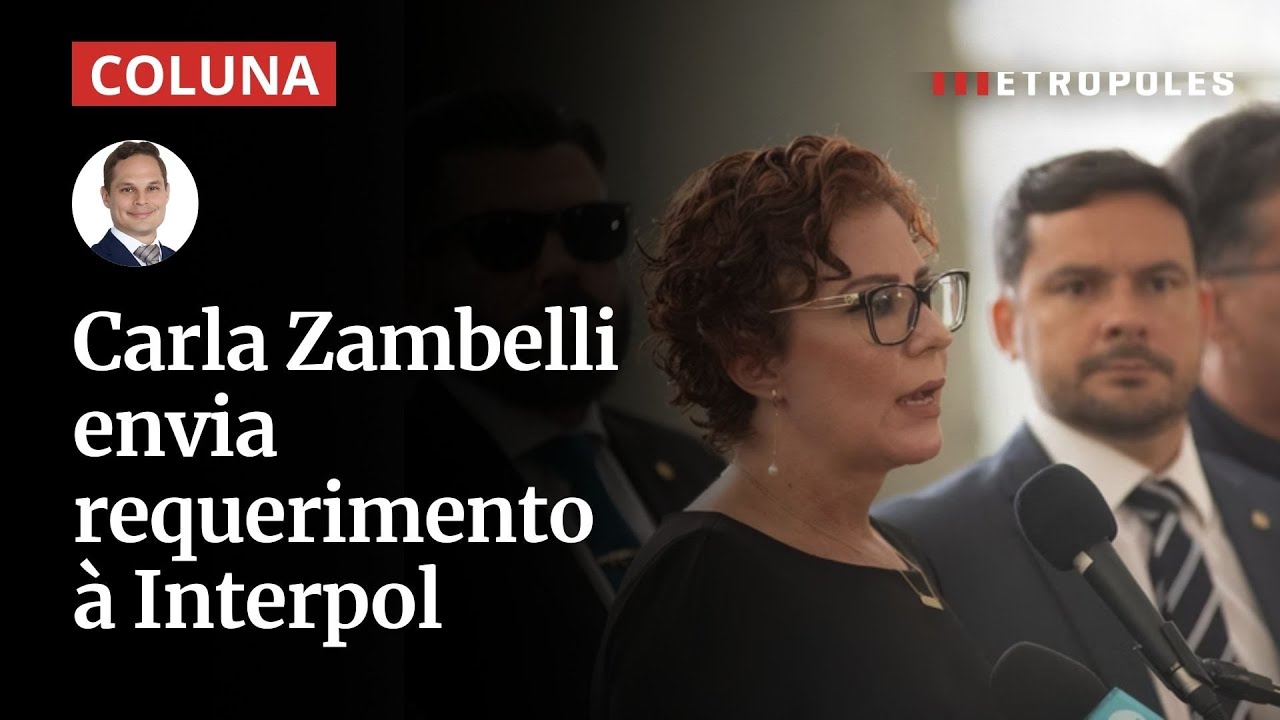 Carla Zambelli envia requerimento à Interpol