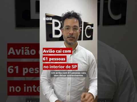 O que se sabe sobre o avião que caiu com 61 pessoas a bordo em Vinhedo 🚨 #BBCBrasil