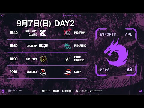 Asia Pacific League Stage 2 Day2 watch party