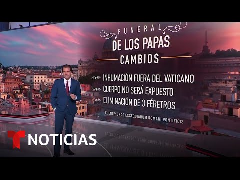 Estos son 3 ritos clave que el papa cambió para su propio funeral (y de otros) | Noticias Telemundo