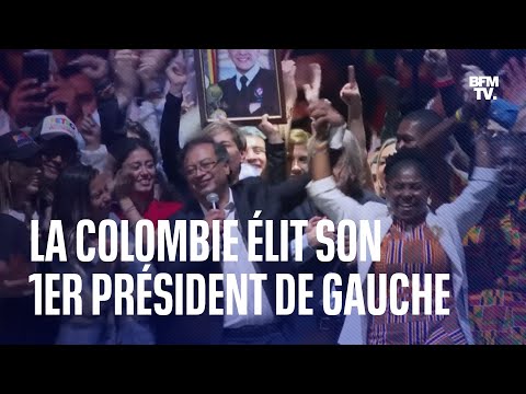 La Colombie élit pour la première fois un président de gauche, Gustavo Petro