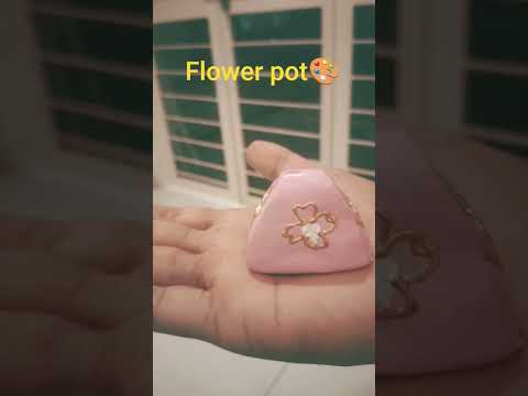 #diy #diycrafts #miniatureideas #flowerpot #handmade #roses #loveyouzindagi #pink #ytshorts